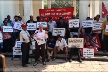 AITUC Protests Budget, Demands Provisions for Farmers and Workers