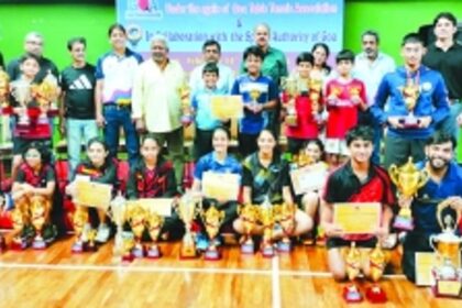 Aaron, Pradnya, Chandan win double crowns