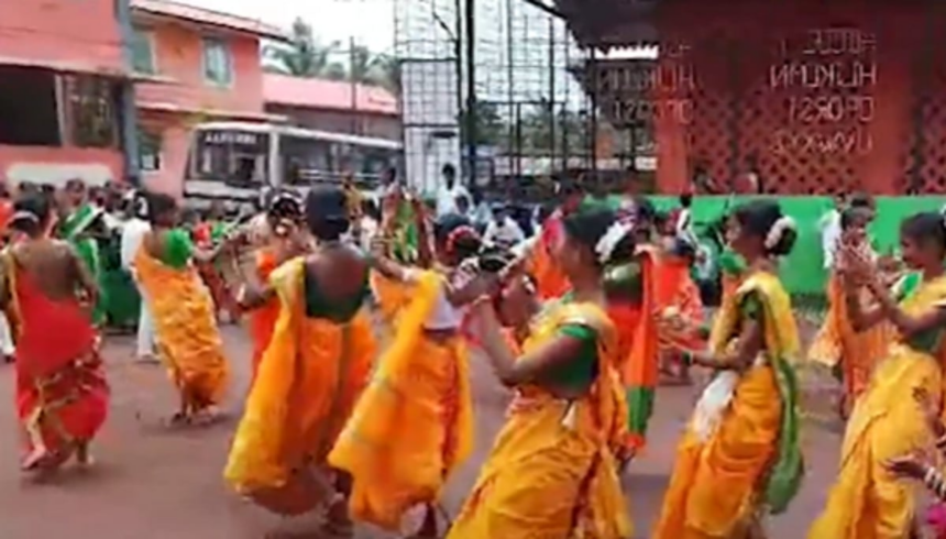 Aashadi Ekadashi Dindi Celebrated with Devotion at Kasarpal Govt High School
