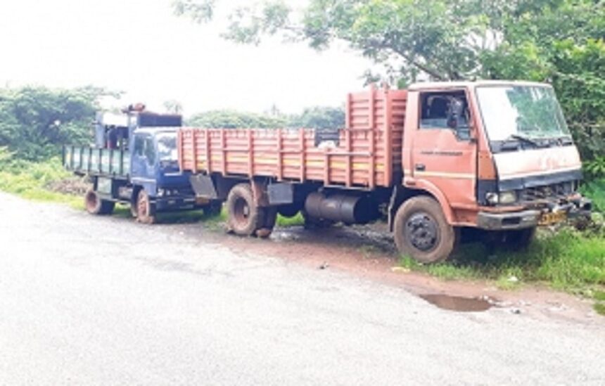 Abandoned vehicles in Margao used for suspicious activities and block space