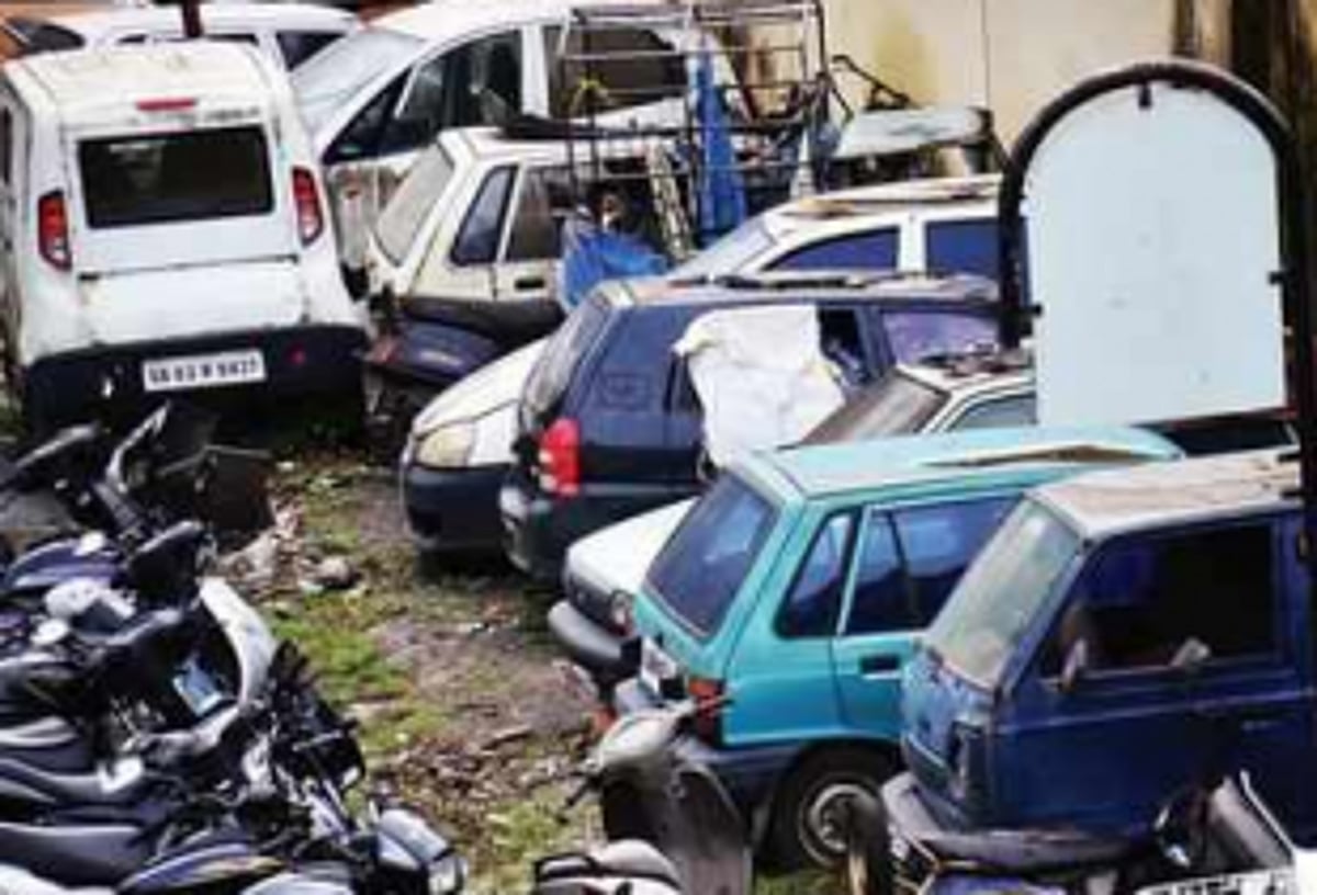 Abandoned vehicles in Panjim that are not  claimed within 60 days, will be auctioned