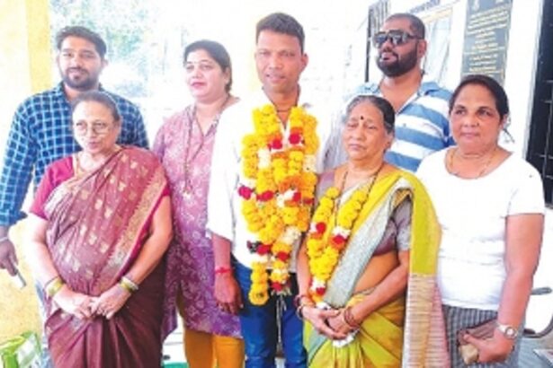 Abhay is Siolim-Marna sarpanch, Manorama elected deputy