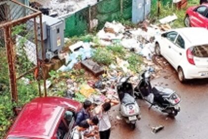 Accumulated garbage has Margao stinking