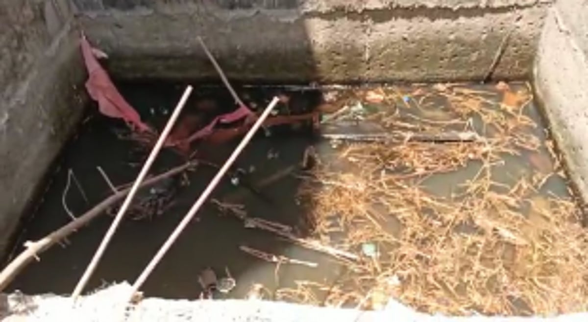 Accumulated water in a tank at Vasco turns into a thriving breeding ground for mosquitoes