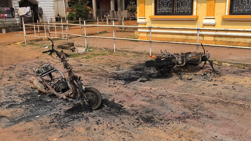 Accused burns scooter of 2nd wife, after she refused to return gold 1 Accused burns scooter of 2nd wife, after she refused to return gold