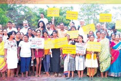 Activists Protest Tree Cutting Near Goa Governor's Residence, Demand Immediate Halt