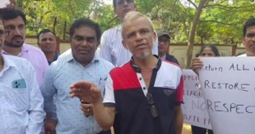 Activists Stage Protest Outside NIO Venue for Communidade Convention, Denied Entry for Non-Membership