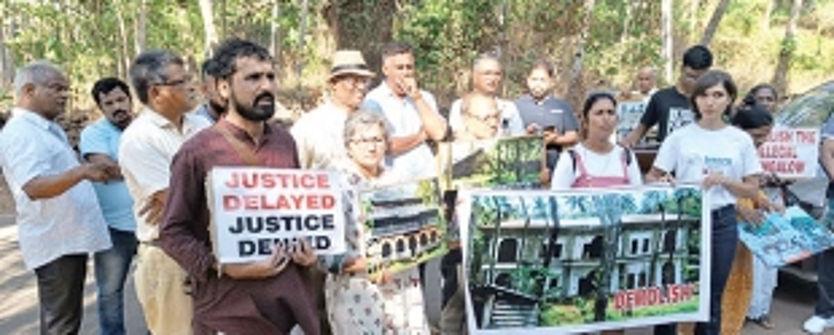 Activists, historians want illegal structure  at Old Goa heritage site razed to dust