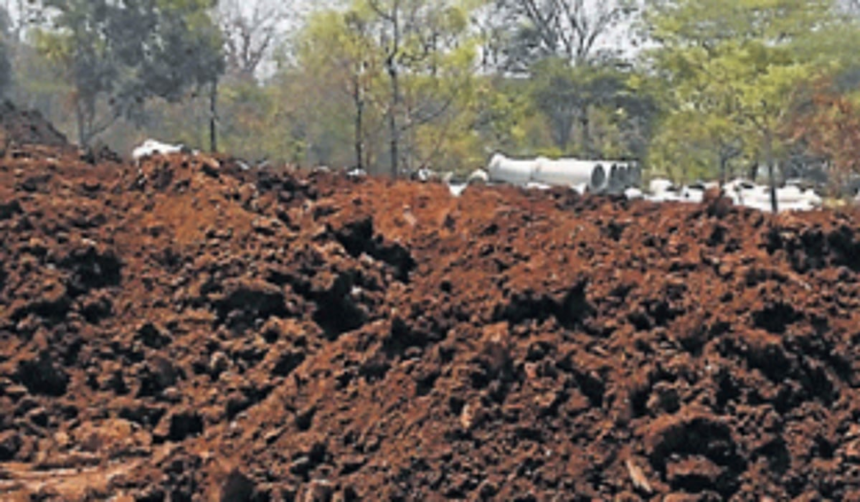 Activists, locals stop land filling work for western bypass