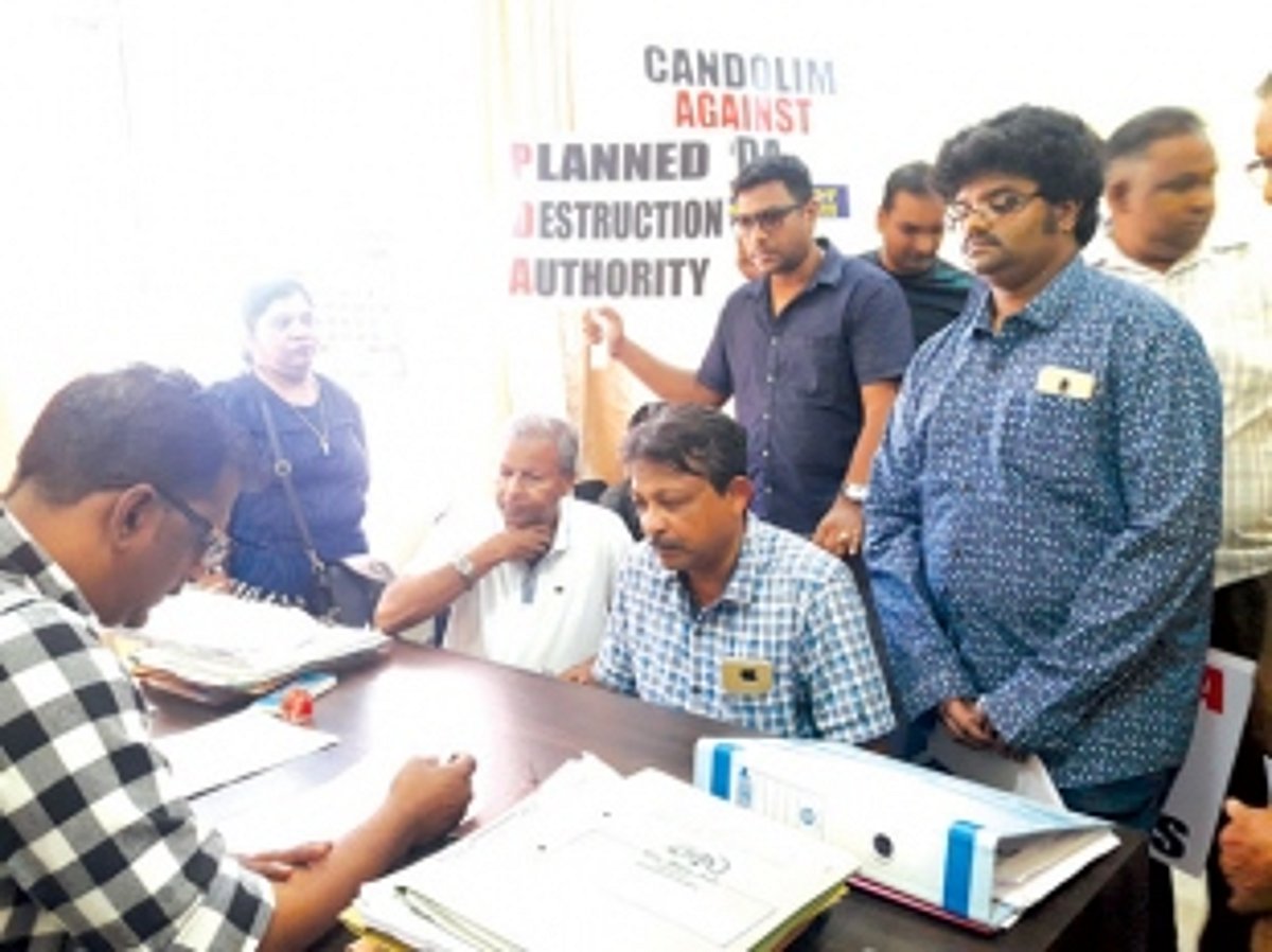 Activists submit memo again for  dropping Candolim from PDA
