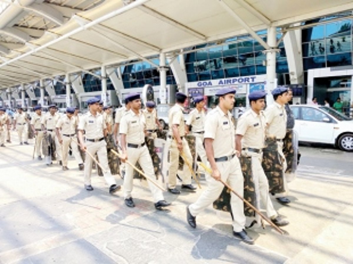 Adequate security arrangements ensure calm at Dabolim airport
