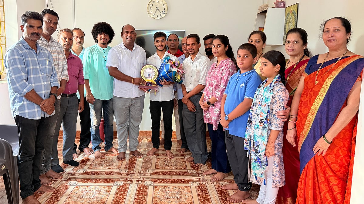 Aditya Sharad Apule Felicitated for Topping Commerce Stream in Goa 12th Exams