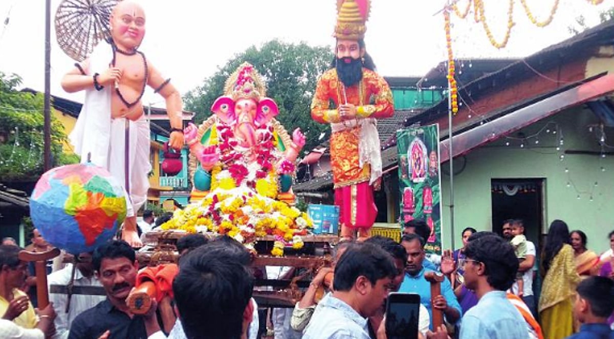 Adpoi, Ponda Hosts Unique Ganesh Idol Immersion Celebrating ‘Nari Shakti’