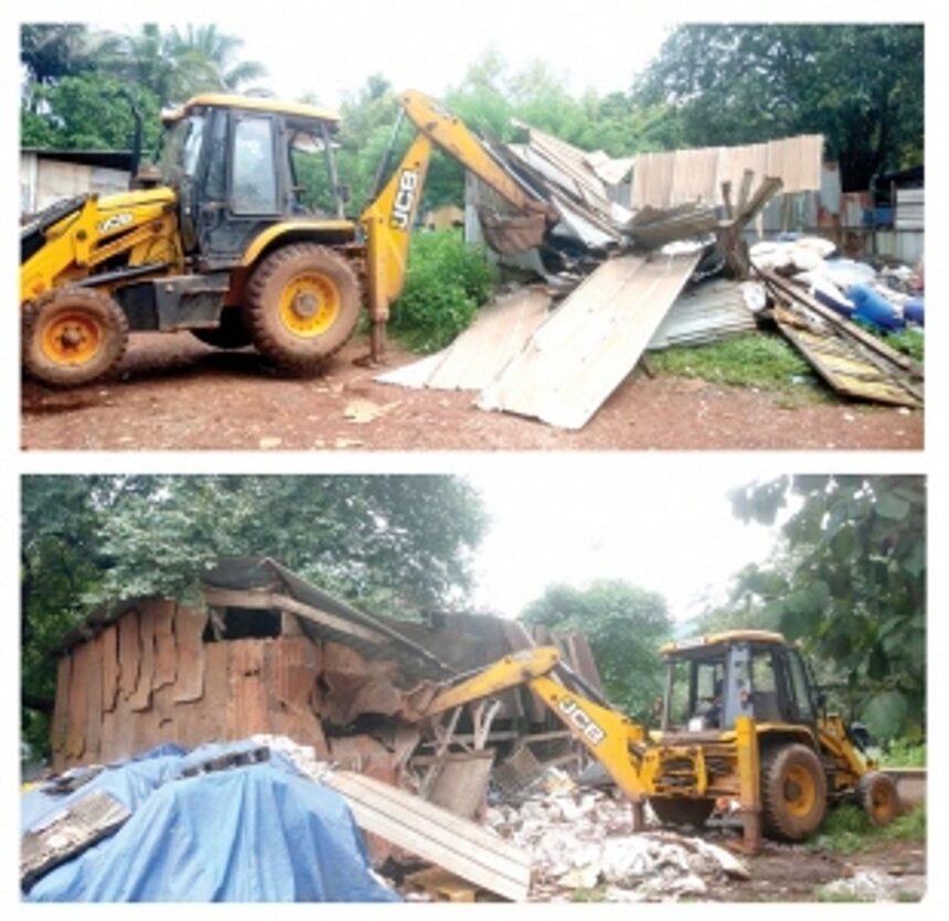 After 6-year-long battle, 7 illegal scrapyards demolished at Dhavali