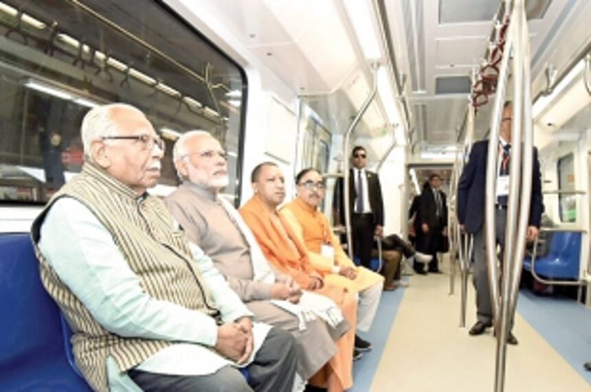 After Delhi metro line launch PM pushes for use of public transport