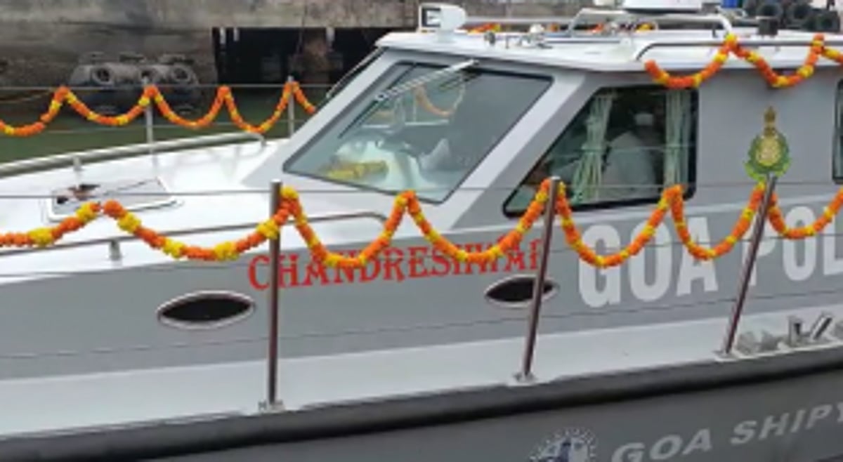 After a long hiatus patrol boat purchased for Goa Coastal Police