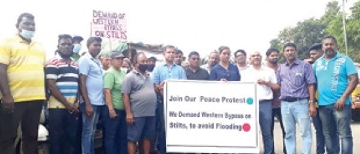 Agitation against western bypass intensifies, protest held