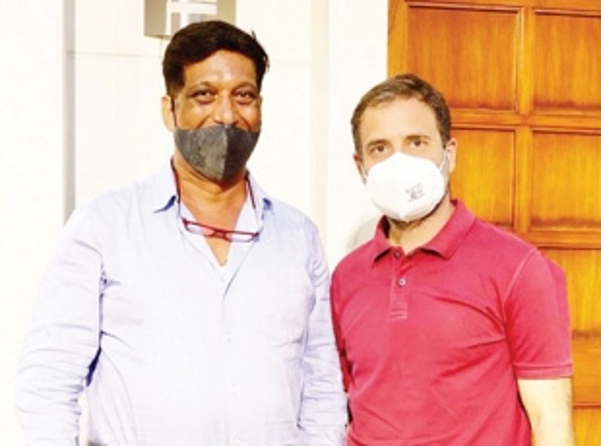 Agnelo meets Rahul Gandhi in Delhi