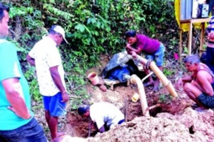 Agonda’s main pipeline bursts yet again, causes massive water wastage