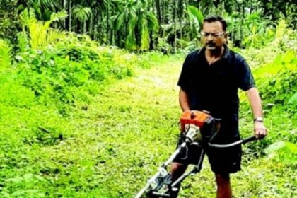 Agro-entrepreneur Sunil Khanolkar innovates affordable brush-mower for small-scale farmers