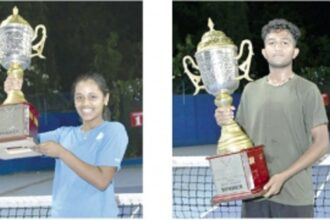Aishwarya wins treble at Gadre Open