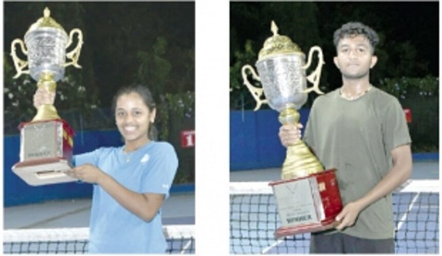 Aishwarya wins treble at Gadre Open