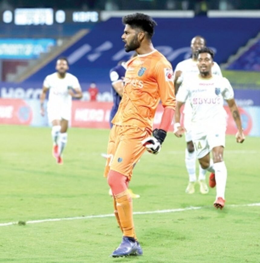 Albino the hero as Kerala rescue point against Chennaiyin