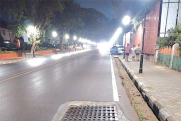 Align drain covers on D B Marg