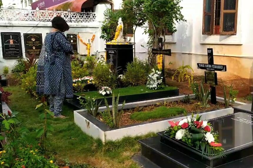 All Souls Day being observed on November 2