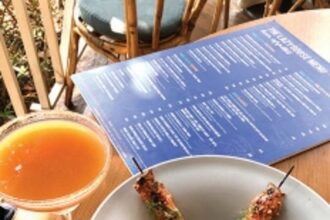 All for a true blue laidback meal!