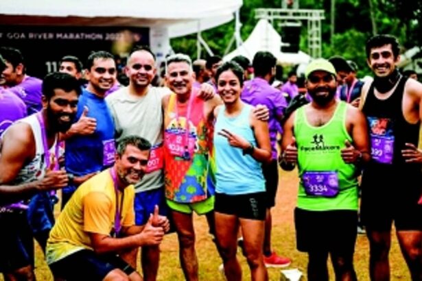 All set for an enjoyable experience at Goa River Marathon