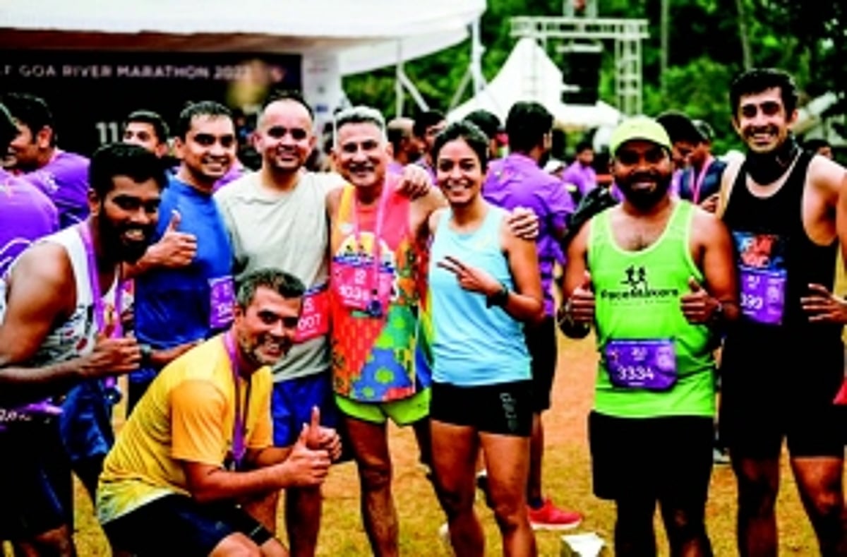 All set for an enjoyable experience at Goa River Marathon