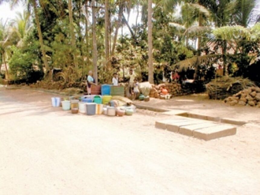 All they need is water to drink, but Canacona residents get it in trickles