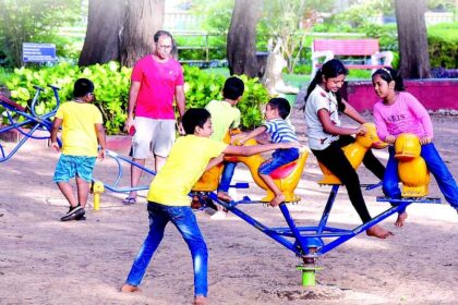 All work and no play?
Kids, head to the playground
