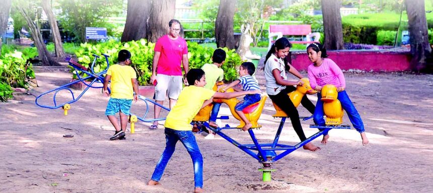 All work and no play?
Kids, head to the playground