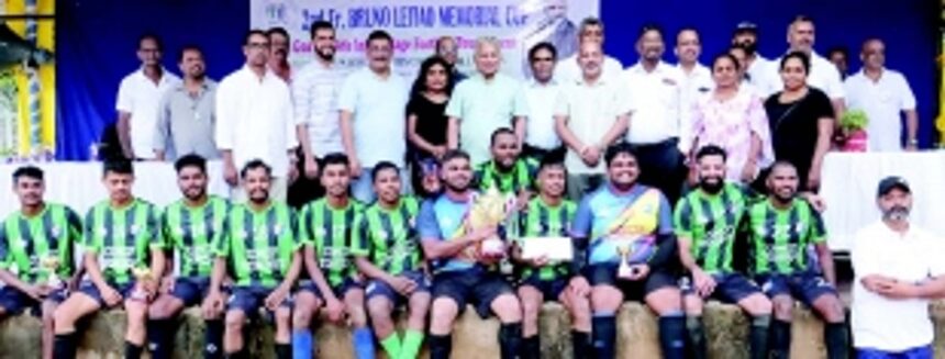 Ambelim SC lift Fr Bruno Leitao Memorial Cup 1 Ambelim SC lift Fr Bruno Leitao Memorial Cup