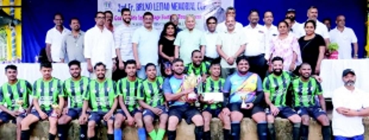 Ambelim SC lift Fr Bruno Leitao Memorial Cup