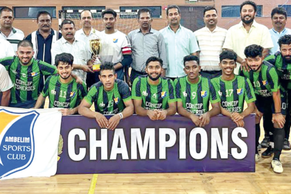 Ambelim Sports Club Clinch GFA Futsal League Title with 9-1 Victory Over Ponda Footballers