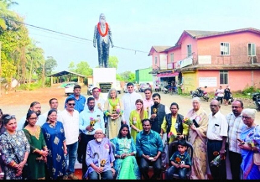 Ambelim p’yat honours ‘Father of the Opinion Poll’, unveils Jack Sequeira statue