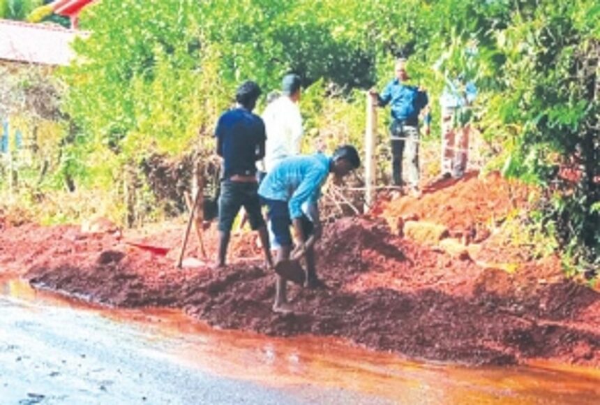 Amid ‘restricted’ supply to Raia locals, water gushes onto streets