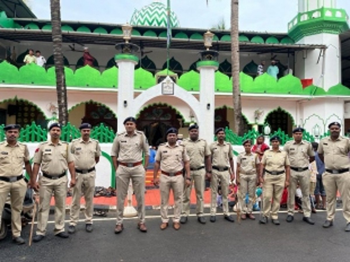 Amidst police and IRB presence, Eid  celebrated with peace and joy across Salcete