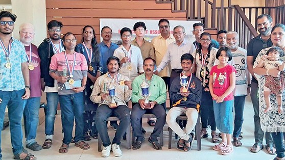 Amrut Naik Claims Title at Inaugural All-Goa Chess Championship for the Visually Challenged