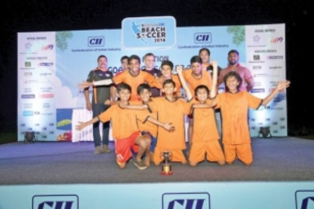 Anaar Land Developers win CII Beach Soccer Fest