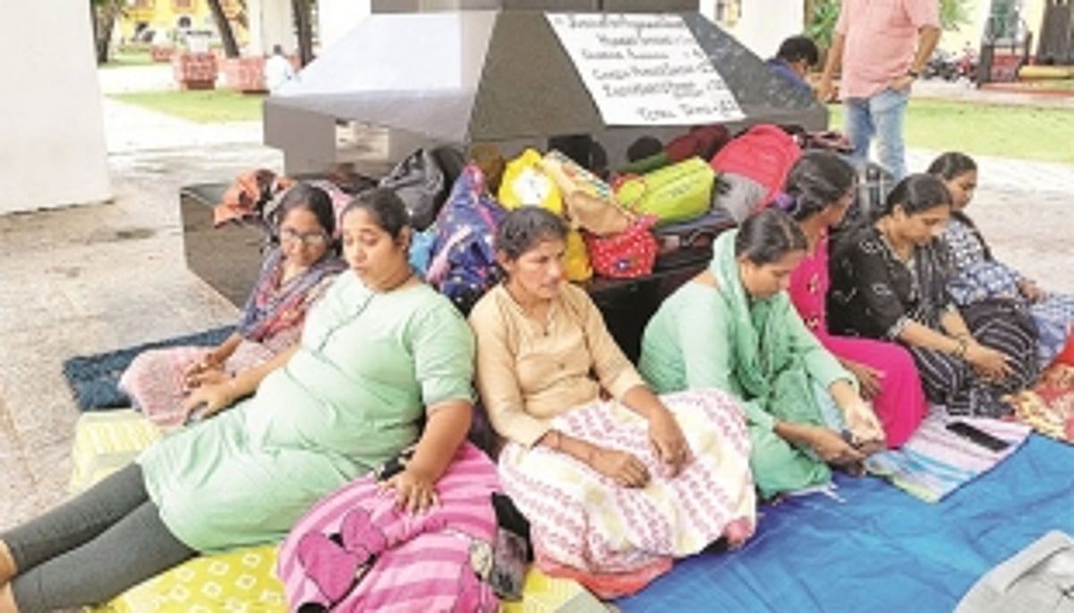 Anganwadi workers threaten to stop drinking water too