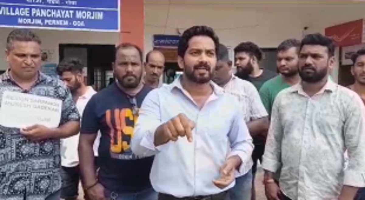 Angry Morjim villagers confront Sarpanch over land zoning plan, want it scrapped