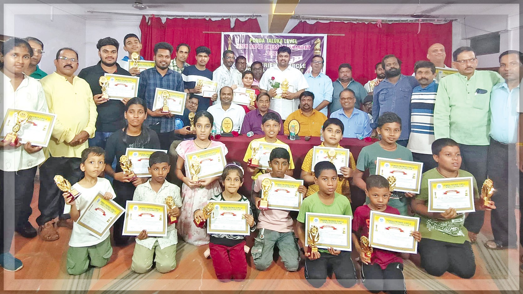 Anish wins Ponda Open Rapid Chess Tournament