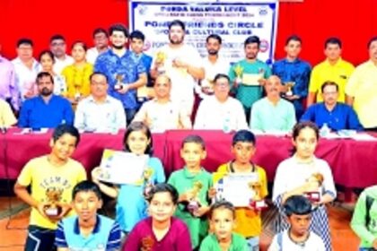 Anish wins Ponda Taluka level  Open Rapid Chess tournament