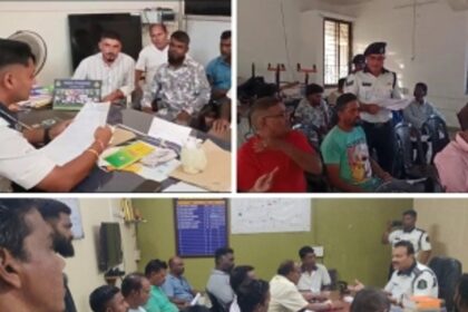 Anjuna, Calangute and Panjim traffic cell meets rental vehicle owners to address new regulations in Goa