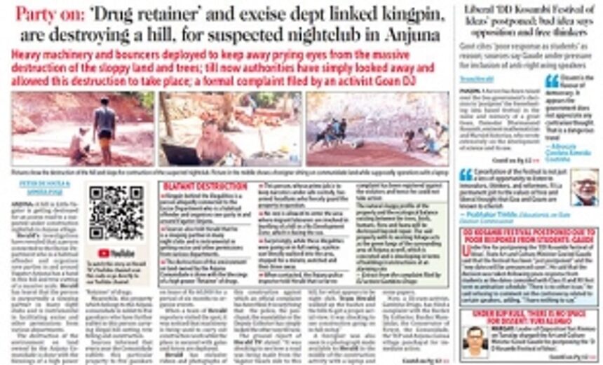 Anjuna Comunidade’s ‘Jungle’ raj: Serve notices, but keep allowing new illegal parties in full swing