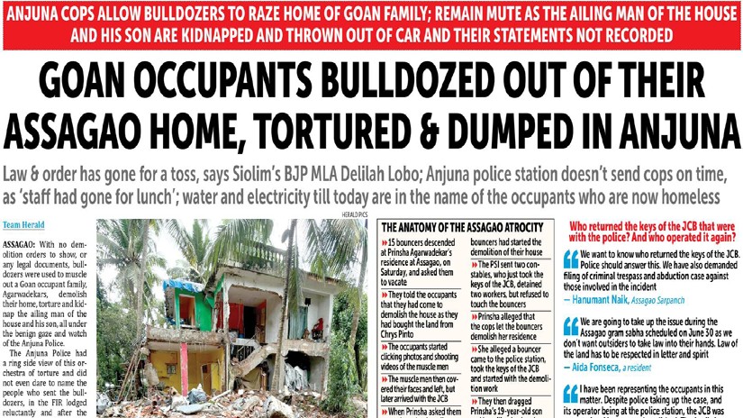 Anjuna Police Arrest Prime Accused in Sinary Family Eviction Case, Uncover Kidnapping and Illegal Security Agency